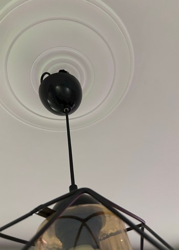Diğer Siyah Metal Kafesli Modern Avize