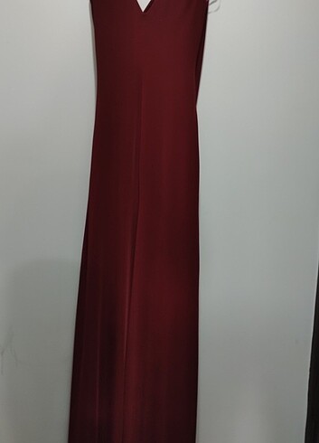 36 Beden Bordo elbise