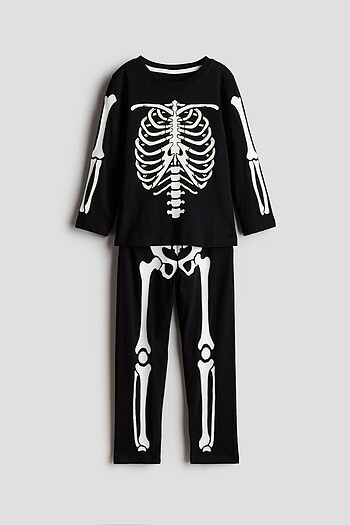 İskelet pijama takımı