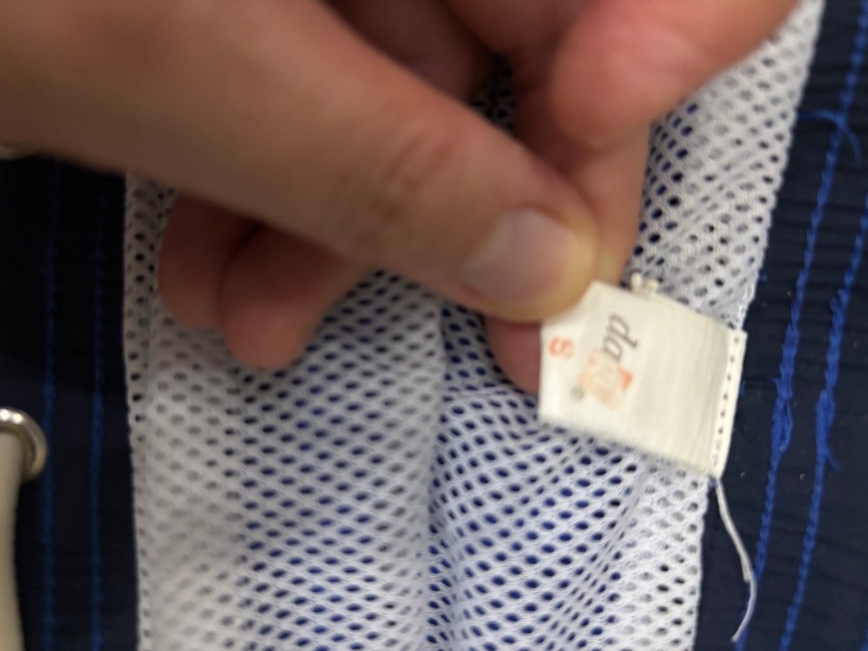 Fermuarlı Mavi Erkek Yüzme Şortu - Görsel 4