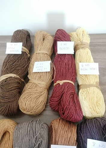 m Beden çeşitli Renk KAĞIT İP 150 TL