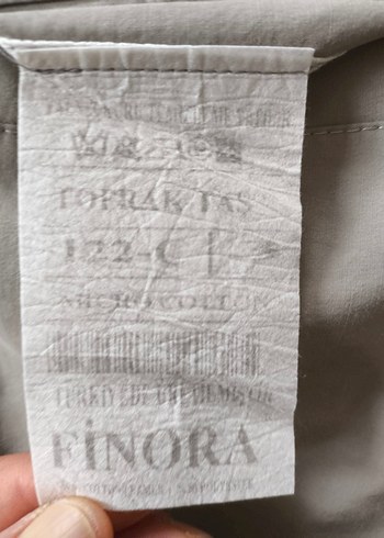 Bej Erkek Fermuarlı Yağmurluk Ceket
iki kol ağrısı 62 boy 70 - Görsel 3