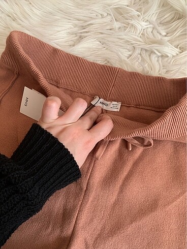 36 Beden Mango gül kurusu şort
