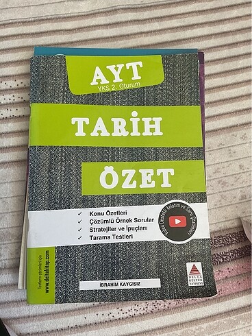 AYT TARİH ÖZET KİTABI