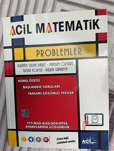 ACİL PROBLEMLER TEST KİTABI