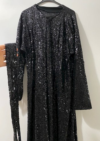 Parlak Siyah Abaya