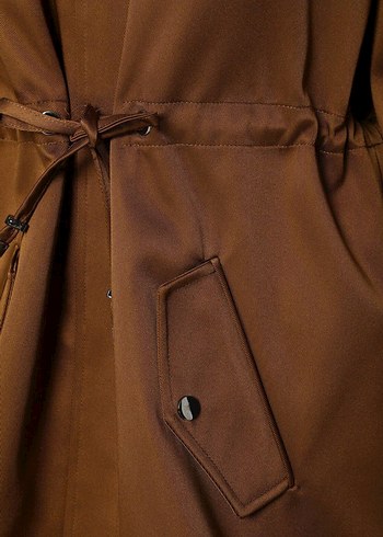 Kürklü Kahverengi Kadın Parka Network - Görsel 4