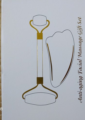 Doğal Yeşim Taşlı Yüz Masaj Aleti set sertifikalı doğal taş - Görsel 3