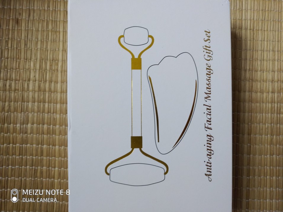 Doğal Yeşim Taşlı Yüz Masaj Aleti set sertifikalı doğal taş - Görsel 3