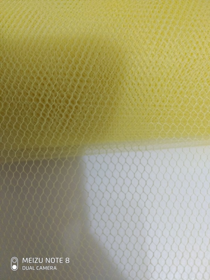 düğün kına dekor sarı file çiçek ambalaj 12 mt - Görsel 3