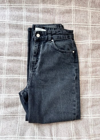 Antrasit İpekyol Mom Jean Pantolon