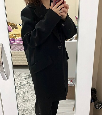xs Beden H&M siyah kaban
