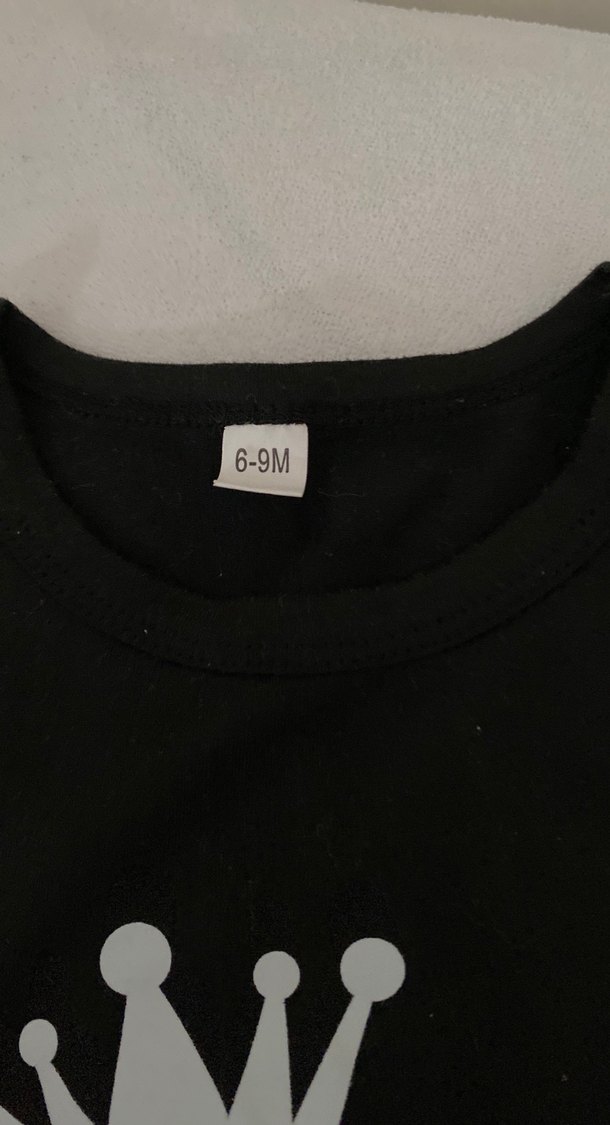 Siyah Baskılı Bebek Erkek Takımı - Görsel 2