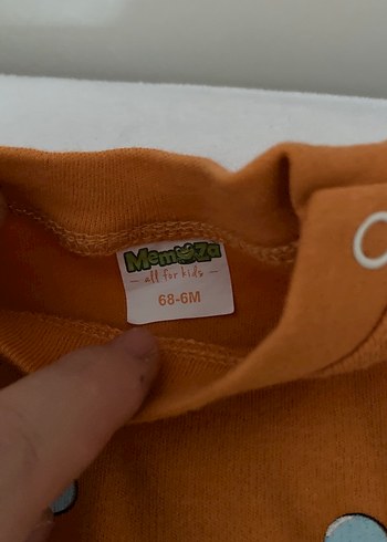 Bebek Erkek Örme Kahverengi Takım - Görsel 2