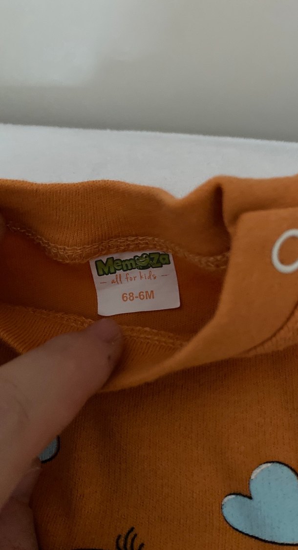 Bebek Erkek Örme Kahverengi Takım - Görsel 2