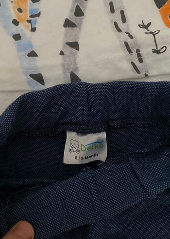 Bebek Erkek Gri Baskılı Kısa Kollu Takım - Görsel 3