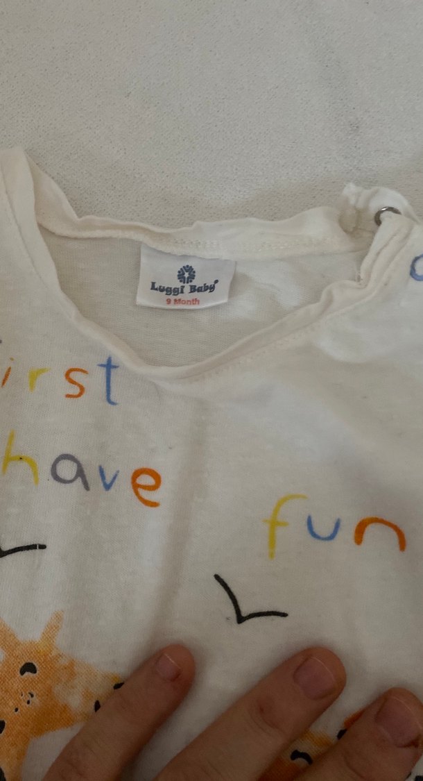 Bebek Erkek Gri Baskılı Kısa Kollu Takım - Görsel 2