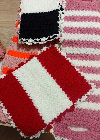 Renkli Örgü Banyo Süngeri - Görsel 2