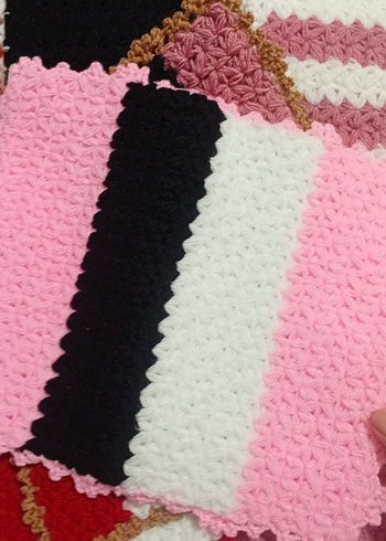 Renkli Örgü Banyo Süngeri - Görsel 4