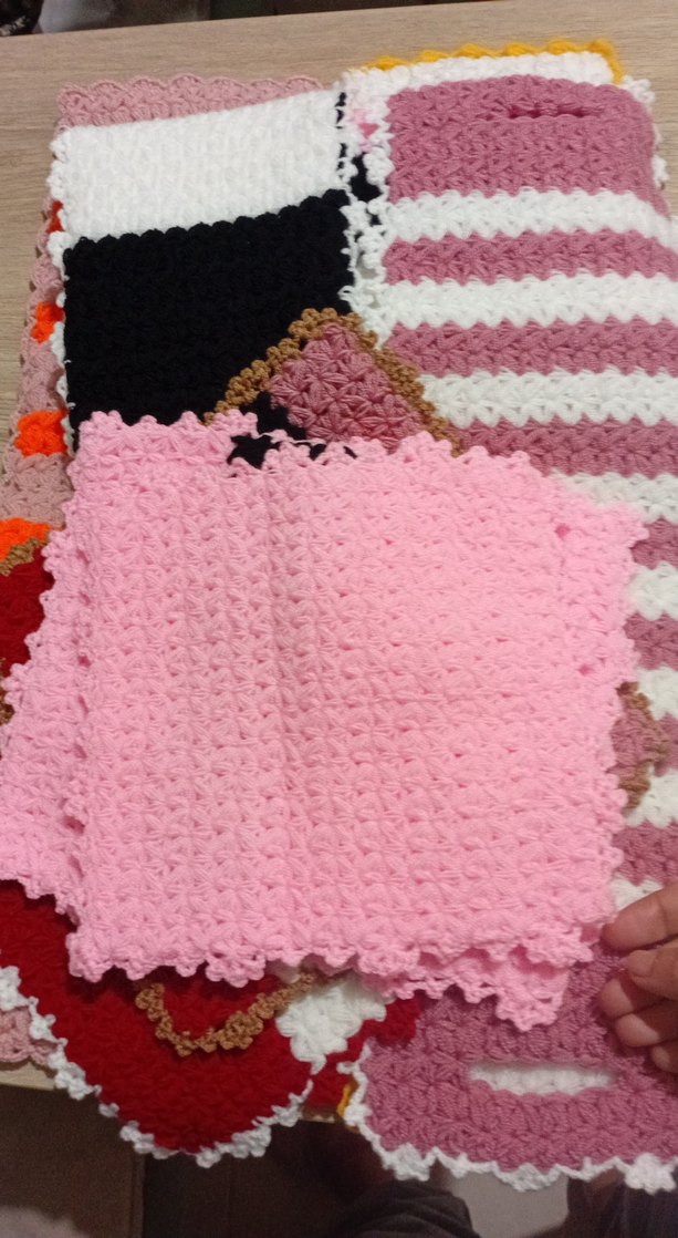 Renkli Örgü Banyo Süngeri - Görsel 5