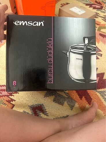 Emsan 8 litre düdüklü tencere