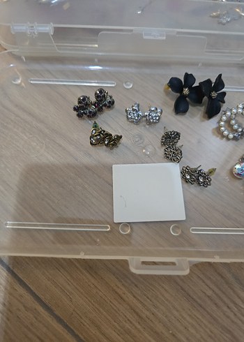 Kadın Mini Çok Renkli Payetli Küpeler - Görsel 3