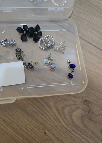 Kadın Mini Çok Renkli Payetli Küpeler - Görsel 2