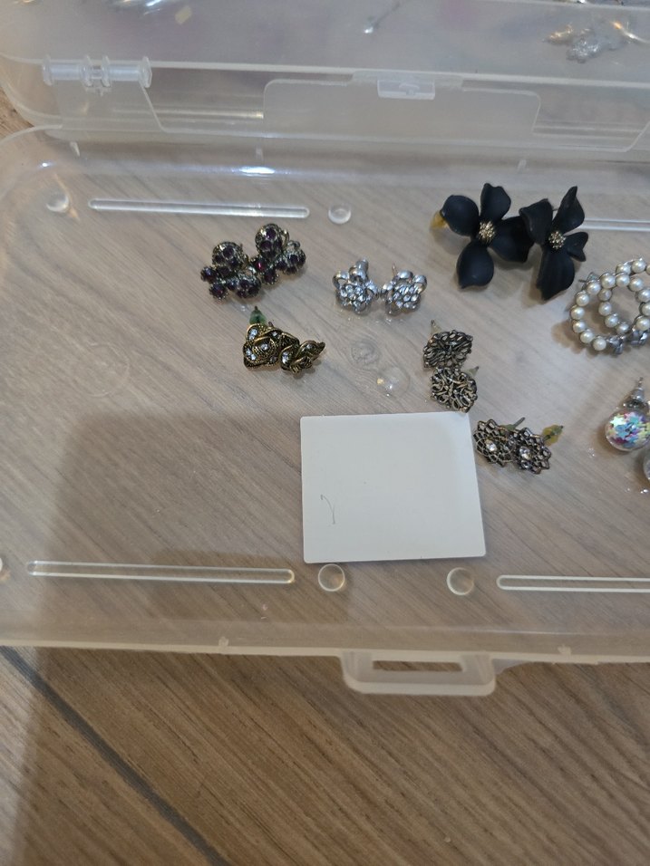 Kadın Mini Çok Renkli Payetli Küpeler - Görsel 3