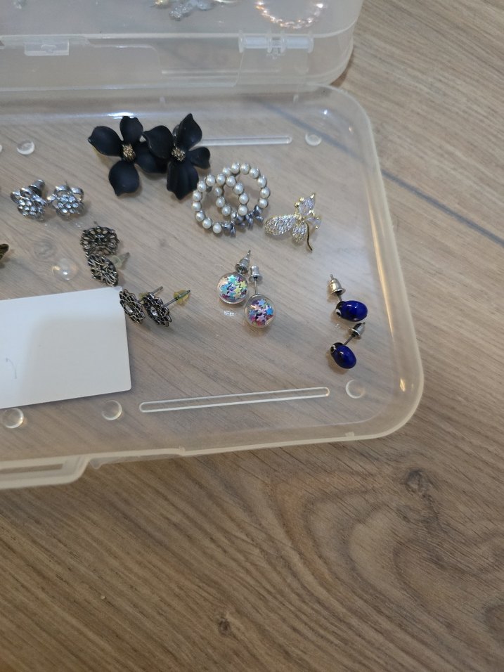 Kadın Mini Çok Renkli Payetli Küpeler - Görsel 2