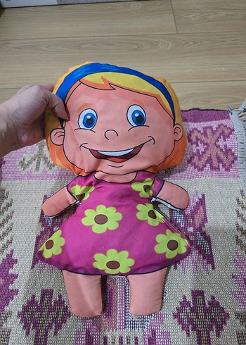 Renkli Çiçekli Kız Bebek Oyuncak Bebek - Görsel 2