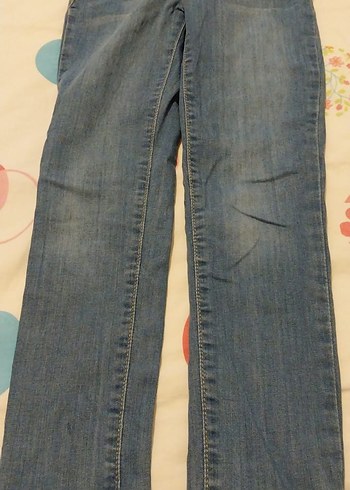 7 Yaş Beden Çocuk Mavi Denim Pantolon