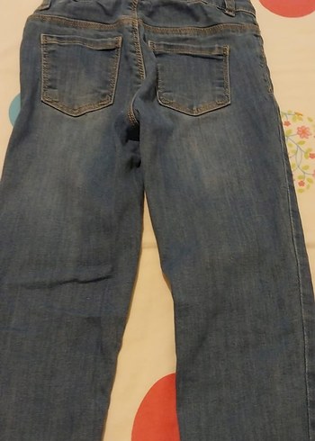 7 Yaş Beden mavi Renk Çocuk Mavi Denim Pantolon