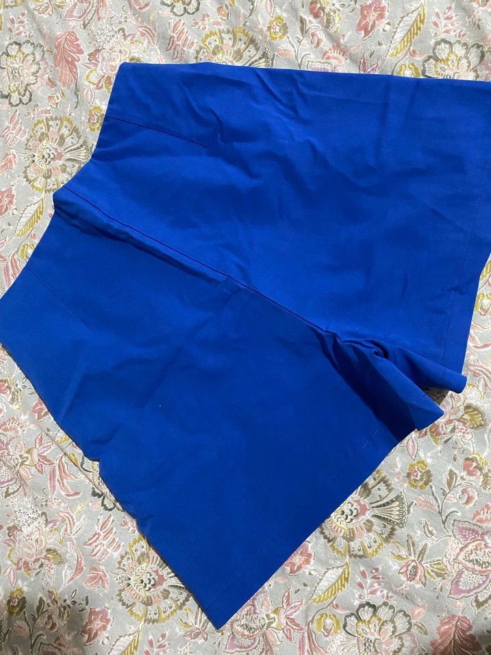 Mavi Salaş Mini Şort - Görsel 2