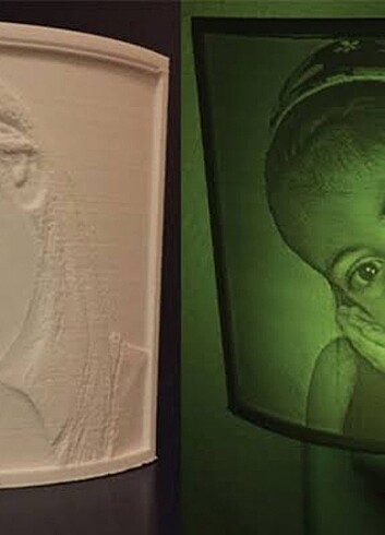Beden Lithopane baskı 3d