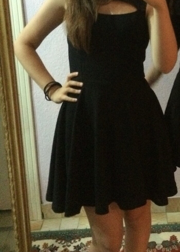 Siyah elbise - Görsel 5