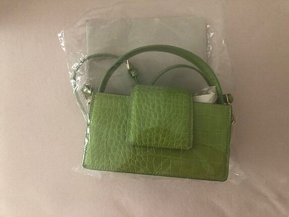  Beden yeşil Renk Mango çanta