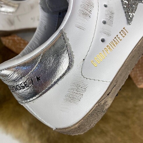 38 Beden beyaz Renk Golden Goose Super-Star Hakiki Deri