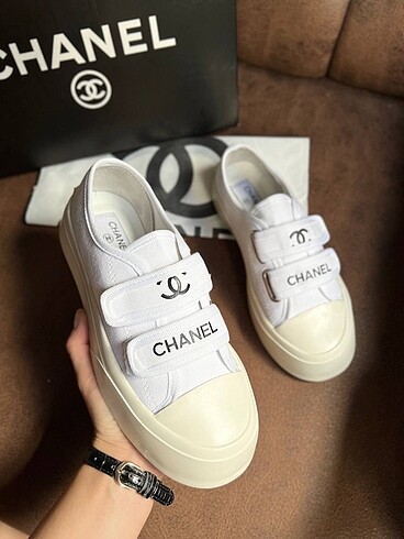 36 Beden beyaz Renk Chanel Sneaker