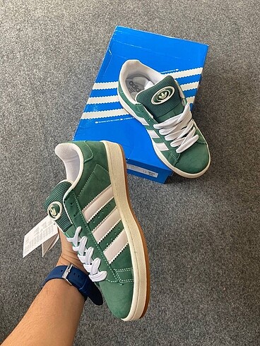 40 Beden yeşil Renk Adidas kampüs ayakkabı