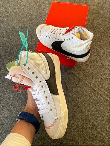 40 Beden beyaz Renk Nike Blazer Jumbo