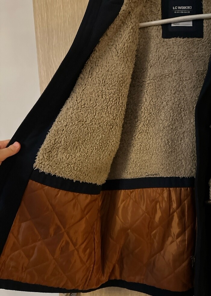 Erkek çocuk kaşe kaban - Görsel 4