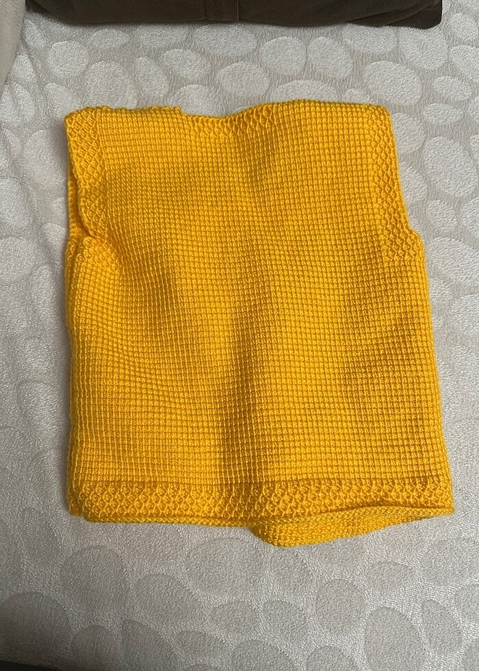 Örgü bebek yelek - Görsel 3