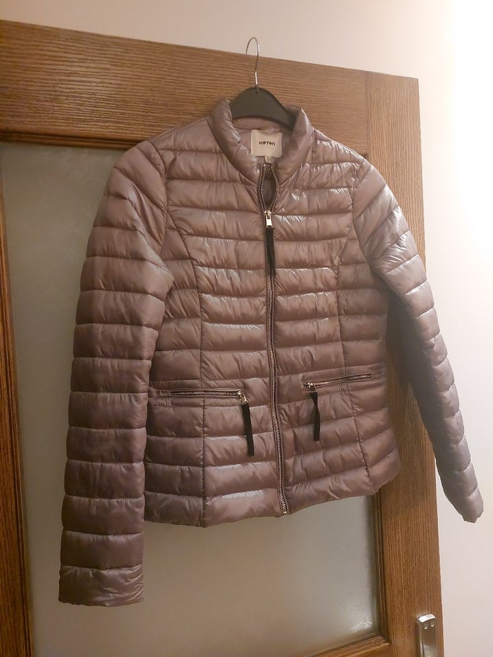 Koton marka vizon Fermuarlı İnce Mont XS beden - Görsel 3