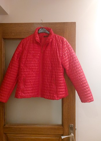 Trendyol Kırmızı Fermuarlı Kadın Midi Mont - Görsel 2