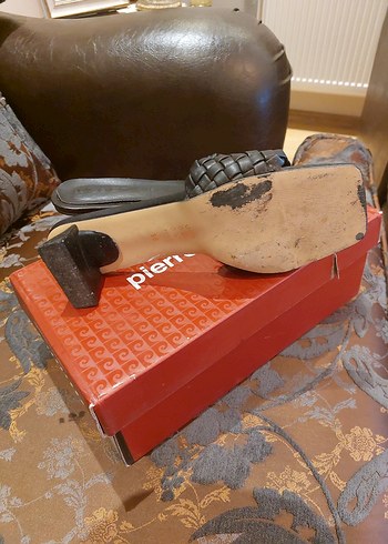 Siyah Örgü Bantlı Kadın Terlik 38 numara - Görsel 5