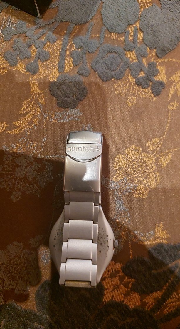 SWATCH Gri Bej Kadın Saat Metal Kordonlu - Görsel 2