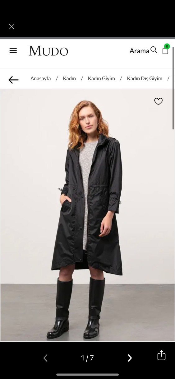 Mudo yağmurluk trençkot - Görsel 3