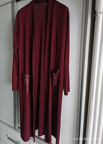 46 Beden bordo Renk Şık hırka