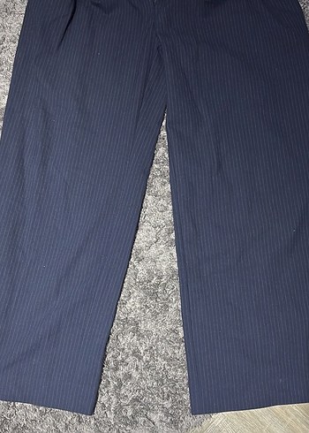 Dilvin Kadın Lacivert Pilili Denim Pantolon