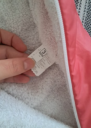 Kız Bebek Pembe Kapüşonlu Tulum - Görsel 3